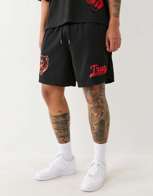 True Religion Mesh Basketball Short Black