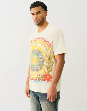 True Religion Ss Rock N Roll Tee White Top