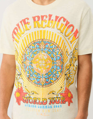 True Religion Ss Rock N Roll Tee White Top