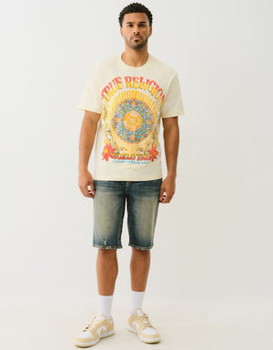 True Religion Ss Rock N Roll Tee White Top