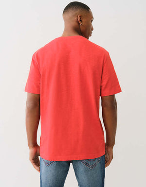 True Religion Ss Rock N Roll Tee Molten Lava