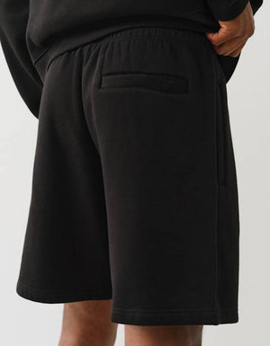 True Religion Applique Sweatshorts Jet Black