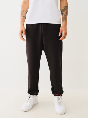 True Religion Super T Relaxed Jogger Black -Red-True Religion