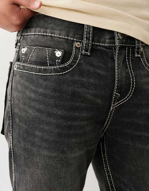 True Religion Ricky Bigt Nf Ovrszd Hs Short Chantey Black Wash