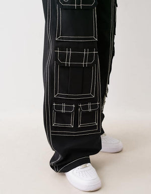 True Religion Baggy Utlity Big T Pant Black
