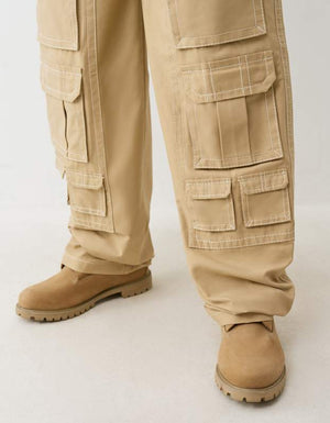 True Religion Baggy Utlity Big T Pant Travertine