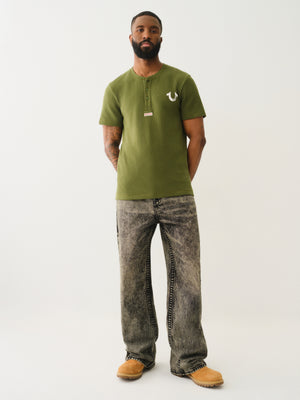 True Religion Vinny Super T Flap 34In Retro Active Acid Wash-True Religion