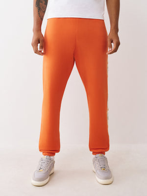 True Religion Jogger Terry Applique Koi Orange