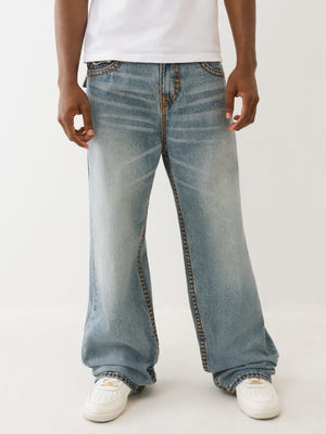 True Religion Jeans Vinny Super T Flap 34In Light Wash