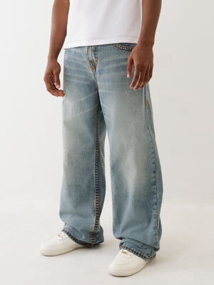 True Religion Jeans Vinny Super T Flap 34In Light Wash