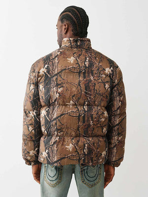 True Religion Jacket Forest Puffer Camo