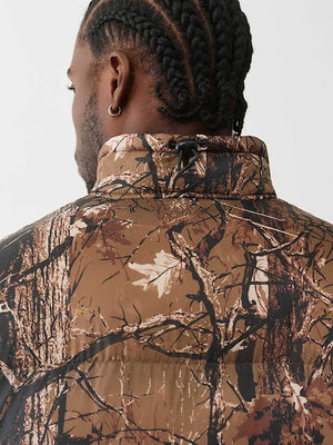 True Religion Jacket Forest Puffer Camo