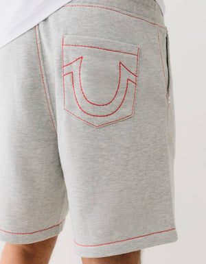 True Religion Big T Slub Short Heather Grey