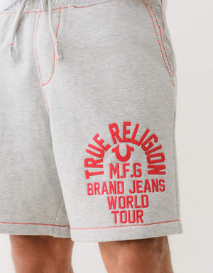 True Religion Big T Slub Short Heather Grey