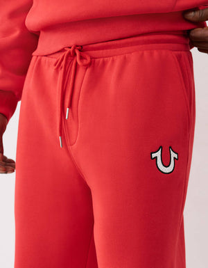 True Religion Mesh Baggy Sweatpants Trv Red