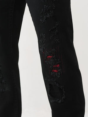 True Religion Jeans Rocco Sn Flap 32In Black Rinse