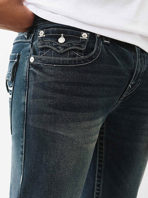 True Religion Jeans Ricky Flp Lurx Warpd Hs Sn 34 Night Rush Blue Black Wash