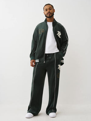 True Religion Jacket Velour Track Green Gables