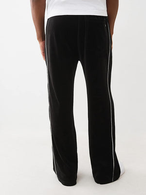 True Religion Track Pants Velour Hs Jet Black