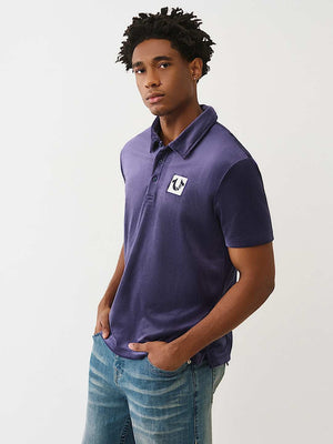 True Religion Golfer Ss Velour Eclipse