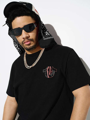 True Religion T-Shirt Ss Registered Hs Spec Jet Black