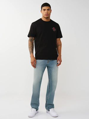 True Religion T-Shirt Ss Registered Hs Spec Jet Black