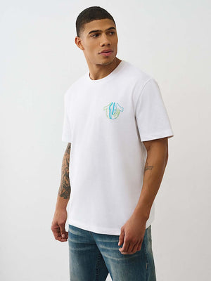 True Religion T-Shirt Ss Registered Hs Spec Optic White