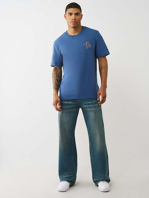 True Religion T-Shirt Ss Registered Hs Spec Vintage Navy