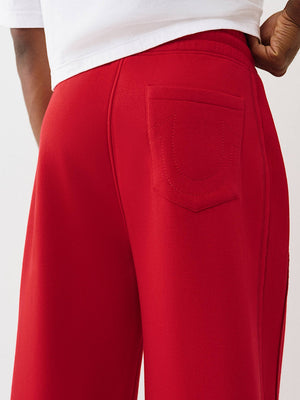 True Religion Sweatpants Rib Stitch Dept Baggy Trv Red