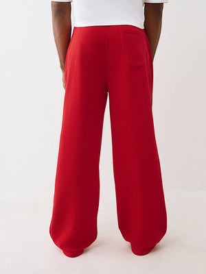 True Religion Sweatpants Rib Stitch Dept Baggy Trv Red