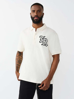 TRUE RELIGION GOLFER EMBRO STITCH BIRCH