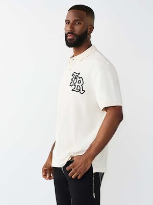 TRUE RELIGION GOLFER EMBRO STITCH BIRCH