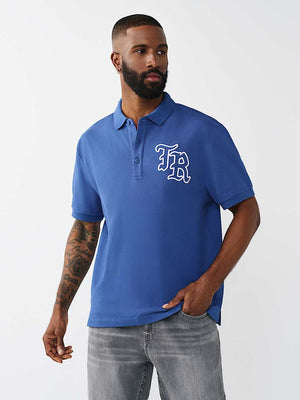 TRUE RELIGION GOLFER EMBRO STITCH VINTAGE NAVY