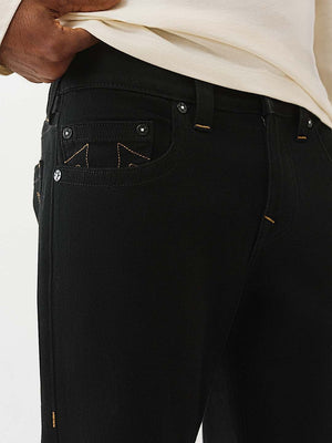 True Religion Jeans Geno Sn No Flap 32In Black Rinse