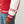 TRUE RELIGION JACKET VARSITY HOODED PUFFER RED-WINTER WHITE
