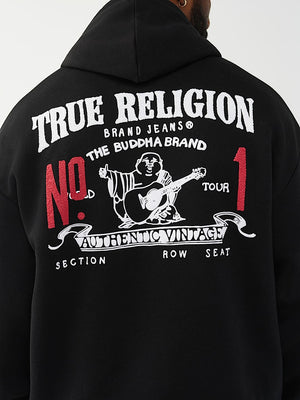 TRUE RELIGION JACKET NUMBER ONE JET BLACK