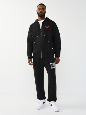 TRUE RELIGION JACKET NUMBER ONE JET BLACK