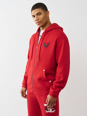 TRUE RELIGION JACKET NUMBER ONE RED