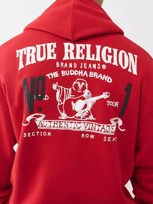 TRUE RELIGION JACKET NUMBER ONE RED