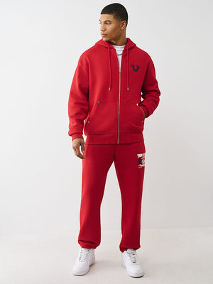 TRUE RELIGION JACKET NUMBER ONE RED