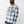 TRUE RELIGION SHIRT HOODED FLANNEL WINTER WHITE-BLUE