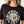 True Religion Distressed T-Shirt Buddha Crop Jet Black