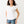 True Religion Embroidery Cuff T-Shirt Ladies Optic White