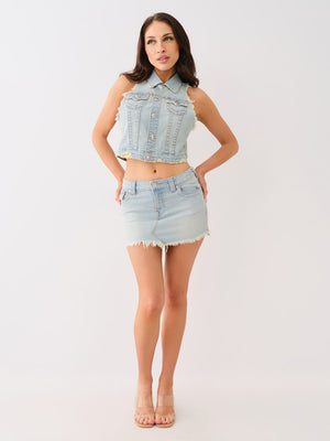 True Religion Jimmy Shrunken Vest Ladies La Jolla-True Religion