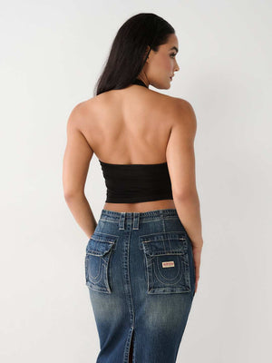 Crystal Halter Top-True Religion