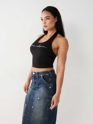 Crystal Halter Top-True Religion