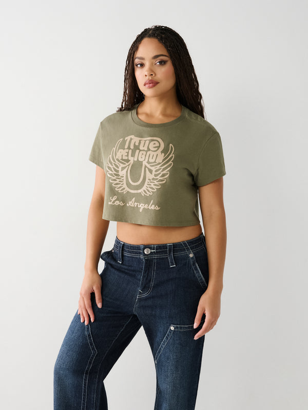 Logo Crop T Shirt