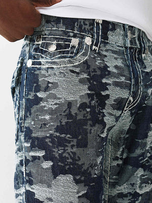 True Religion Jeans Jqd Stacked Billy Flap Super T Body Rinse