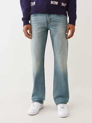 True Religion Jeans Ricky Sn Flap 34In Rhythm Rush Light Wash