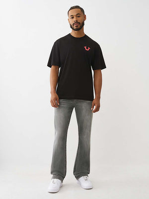 True Religion T-Shirt Ss Number One Srs Jet Black
